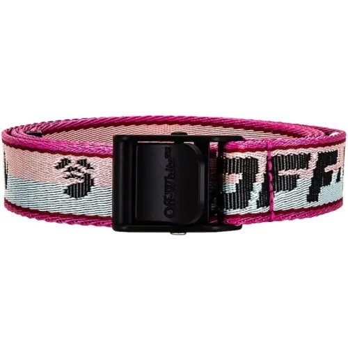 Fabric Logo Belt , female, Sizes: ONE SIZE - Off White - Modalova