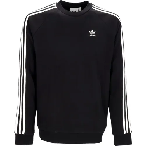 Stripes Crewneck Sweatshirt für Männer , Herren, Größe: L - Adidas - Modalova