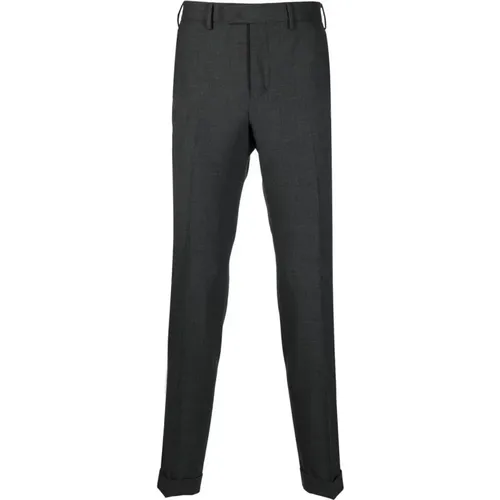 Grey Straight Tailored Trousers , male, Sizes: 2XL, L, 3XL - PT Torino - Modalova