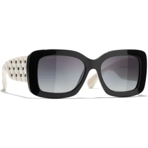 Schwarze Sonnenbrille mit Originalzubehör , Damen, Größe: 54 MM - Chanel - Modalova