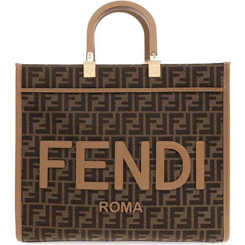 ‘Sunshine Medium’ shopper bag , female, Sizes: ONE SIZE - Fendi - Modalova