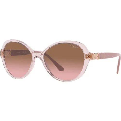 Trendige Rosa Sonnenbrille mit Verlaufsgläsern - Vogue - Modalova