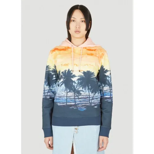 Sunset Hooded Sweatshirt , female, Sizes: S, L, XS - Paco Rabanne - Modalova