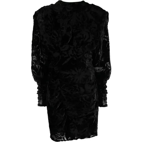 Floral Velour Minidress , female, Sizes: M, L - IRO - Modalova