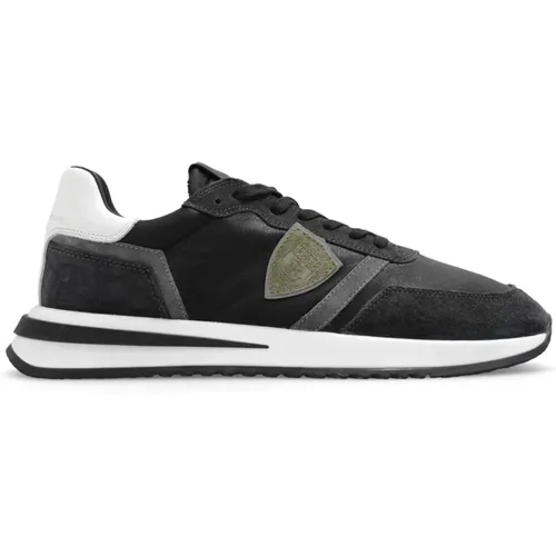 Schwarze Tropez 2.1 Low Top Sneakers , Herren, Größe: 44 EU - Philippe Model - Modalova