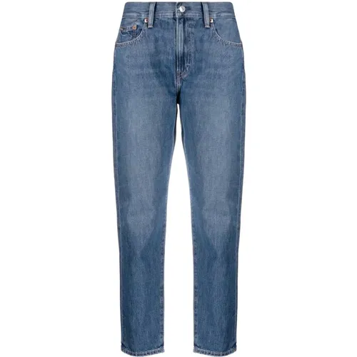 Grey Straight Jeans Casual Style , female, Sizes: W26 - Polo Ralph Lauren - Modalova