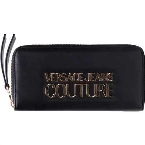 Logo Lock Wallet , female, Sizes: ONE SIZE - Versace Jeans Couture - Modalova