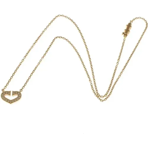 Pre-owned Rose Gold necklaces , female, Sizes: ONE SIZE - Cartier Vintage - Modalova