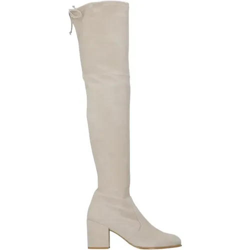 Suede Over-Knee Boots , female, Sizes: 2 1/2 UK - Stuart Weitzman - Modalova