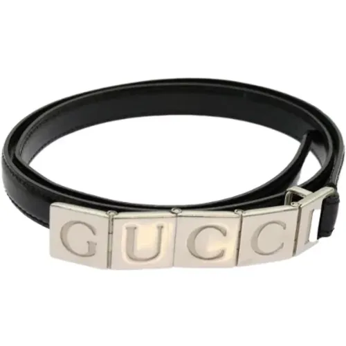 Pre-owned Leather belts , female, Sizes: ONE SIZE - Gucci Vintage - Modalova