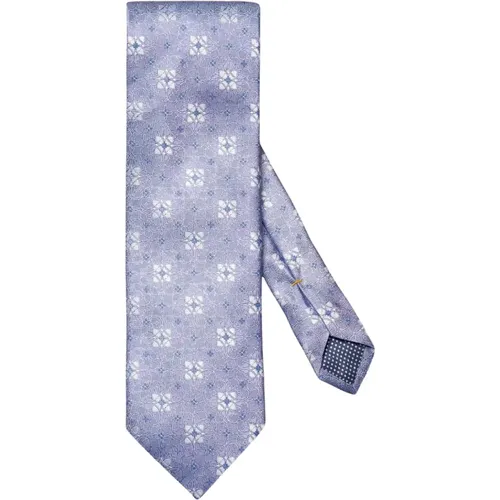 Floral Silk Light Necktie , male, Sizes: ONE SIZE - Eton - Modalova