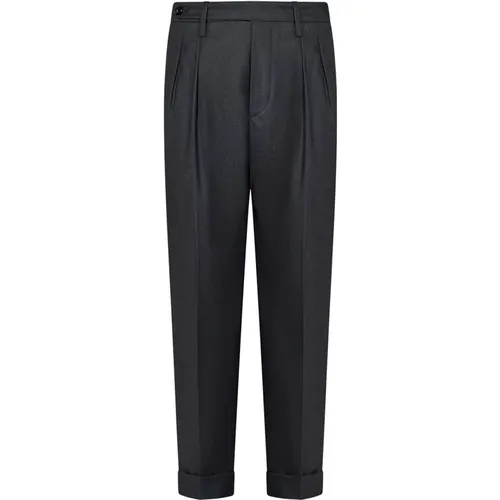 Grey Pleated Trousers Aw24 , male, Sizes: W35, W33, W31, W34, W32, W36, W30 - Michael Coal - Modalova