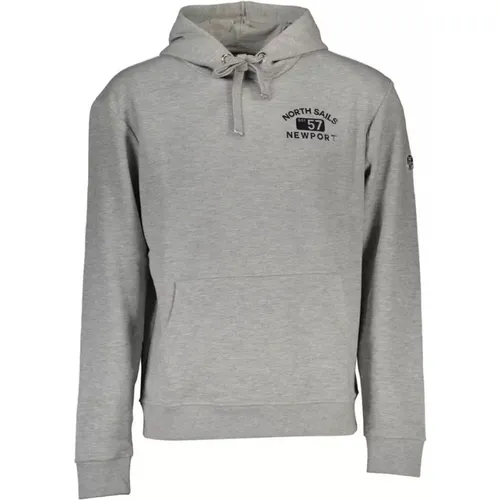 Hooded Sweatshirt with Print , male, Sizes: L, 2XL, M - North Sails - Modalova