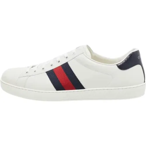 Pre-owned Leather sneakers , male, Sizes: 11 UK - Gucci Vintage - Modalova