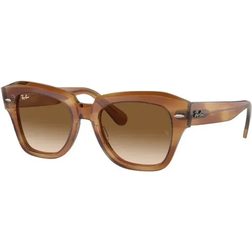 Classic Carey Frame with Transparent Lenses , unisex, Sizes: 49 MM - Ray-Ban - Modalova