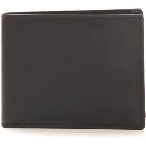 Essential Leather Wallet with Card Slots , male, Sizes: ONE SIZE - Boss - Modalova