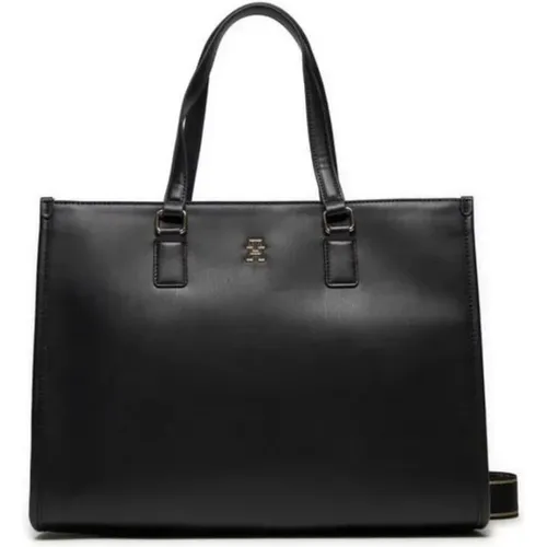Stylish Leather Bag , female, Sizes: ONE SIZE - Tommy Hilfiger - Modalova