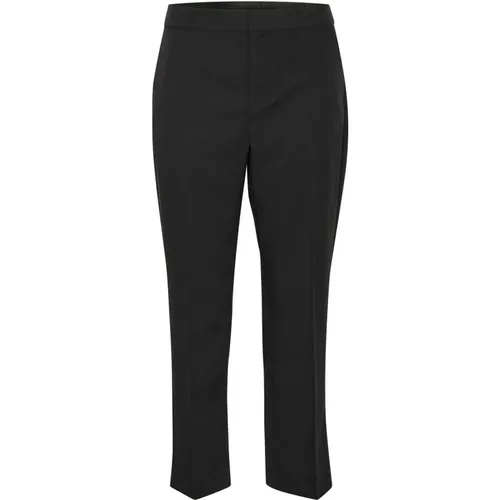 Pitch Straight-Leg Pants , female, Sizes: XS, M, XL, S - Cream - Modalova