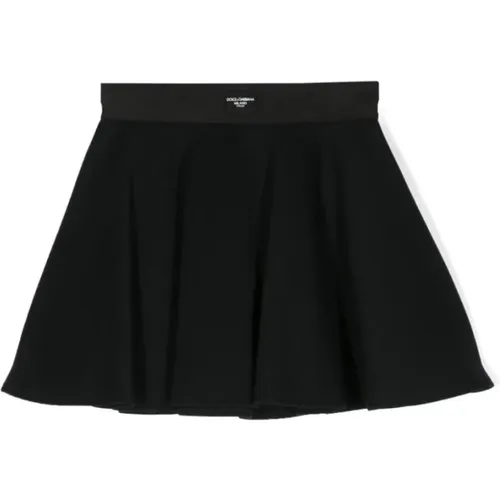Skirts,Schwarze Röcke für Mädchen - Dolce & Gabbana - Modalova