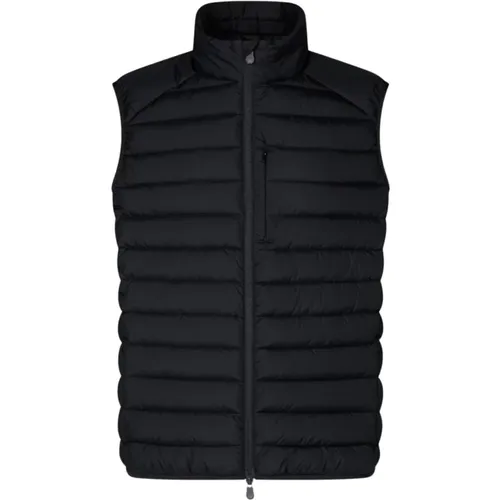 Black Rhus Vest Outerwear , male, Sizes: L, M, S, 2XL, XL - Save The Duck - Modalova