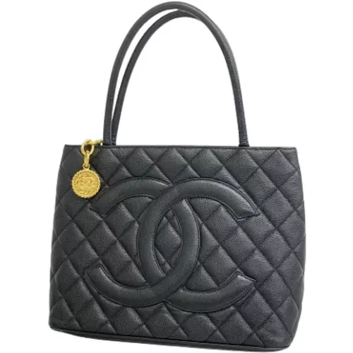 Pre-owned Leather totes , female, Sizes: ONE SIZE - Chanel Vintage - Modalova