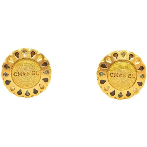 Pre-owned Metal earrings , female, Sizes: ONE SIZE - Chanel Vintage - Modalova