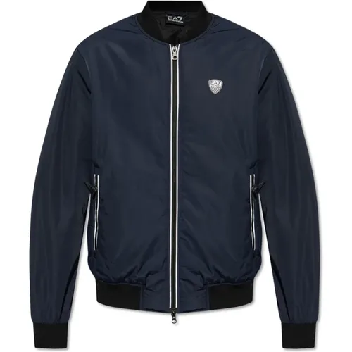 Bomberjacke , Herren, Größe: M - Emporio Armani EA7 - Modalova