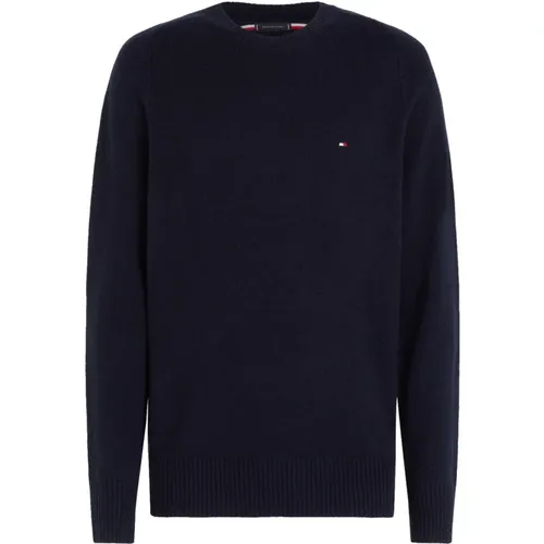 Sweater Lambswool Crewneck Style , male, Sizes: 2XL, L, M, XL - Tommy Hilfiger - Modalova