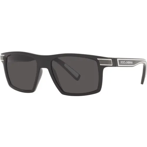 Square Sunglasses Tinted Grey , male, Sizes: 54 MM - Dolce & Gabbana - Modalova