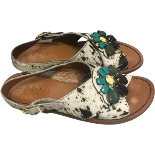 Pre-owned Ponyhaar sandals - Marni Pre-owned - Modalova