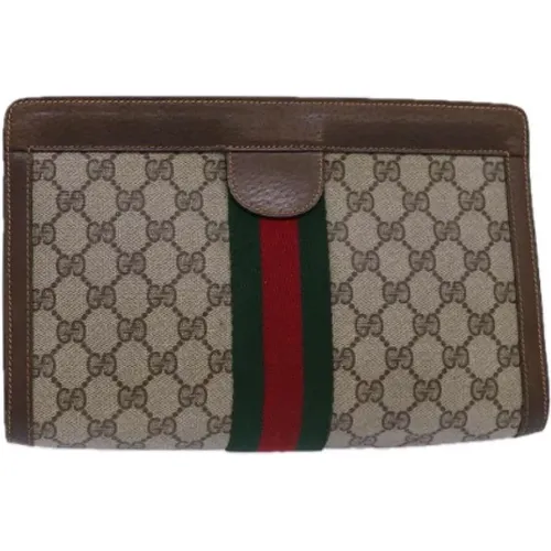 Pre-owned Leder clutches - Gucci Vintage - Modalova