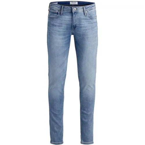 Hellblaue Ausgewaschene Jeans , Herren, Größe: W27 L30 - jack & jones - Modalova