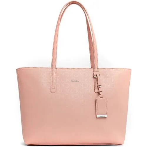 Ash Rose Mono Tote Bag , female, Sizes: ONE SIZE - Calvin Klein - Modalova