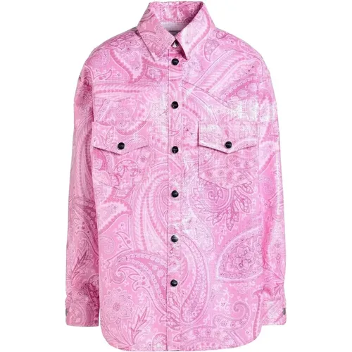 Printed Nylon Shirt for Women , female, Sizes: XS, 2XS - ETRO - Modalova