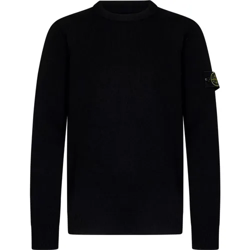 Ribbed Crewneck Sweater , male, Sizes: S - Stone Island - Modalova