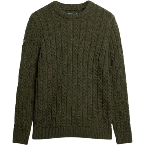 Vintage Grüne Sweaters Superdry - Superdry - Modalova