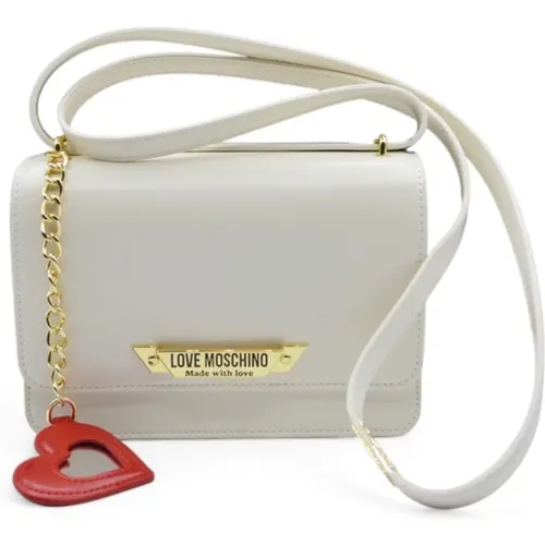 Iconic Heart Chain Shoulder Bag , female, Sizes: ONE SIZE - Love Moschino - Modalova