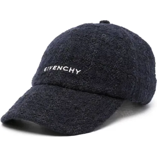 Embroidered Tweed Curved Cap , female, Sizes: ONE SIZE - Givenchy - Modalova