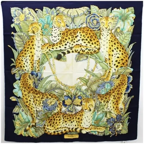 Pre-owned Silk scarves , female, Sizes: ONE SIZE - Salvatore Ferragamo Pre-owned - Modalova