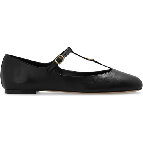 Leather ballet flats Marcie , female, Sizes: 6 UK, 2 UK, 4 1/2 UK, 5 1/2 UK, 7 UK, 4 UK, 3 UK, 3 1/2 UK, 5 UK - Chloé - Modalova