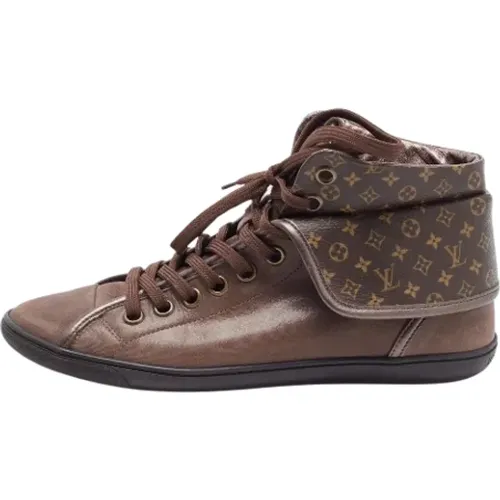 Pre-owned Coated canvas sneakers , female, Sizes: 5 1/2 UK - Louis Vuitton Vintage - Modalova
