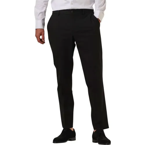 Slim-Liam Flex Schwarze Anzughose , Herren, Größe: XL - Selected Homme - Modalova