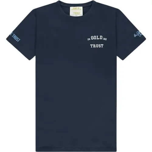 Navy Pusha T-Shirt In Gold We Trust - In Gold We Trust - Modalova