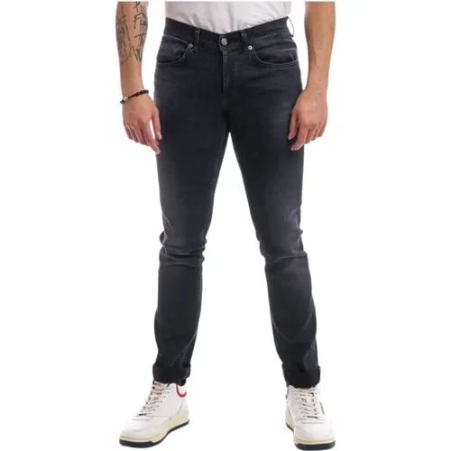 Stretch Jeans for Refined Style , male, Sizes: W33 - Dondup - Modalova