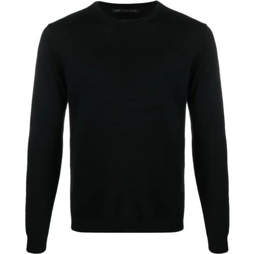 Klassischer Crewneck Pullover , Herren, Größe: 2XL - Low Brand - Modalova