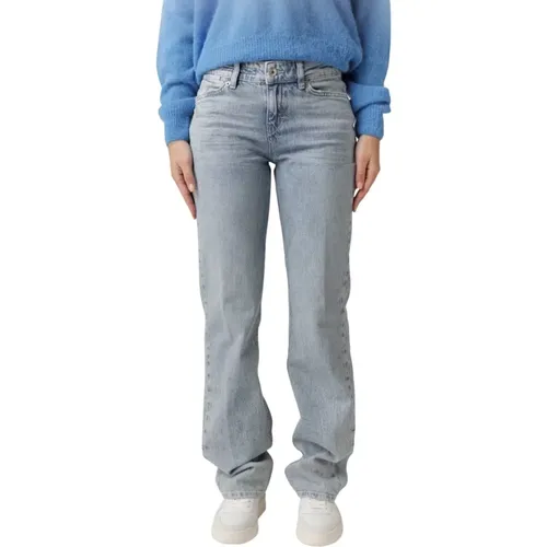 Blaue Wide Leg Jeans , Damen, Größe: W27 - drykorn - Modalova