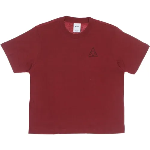 Entspanntes T-Shirt mit Triple Triangle Design , Damen, Größe: S - HUF - Modalova