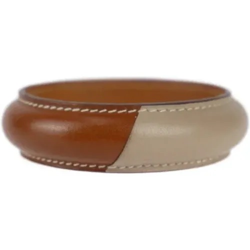 Pre-owned Leather bracelets , female, Sizes: ONE SIZE - Hermès Vintage - Modalova