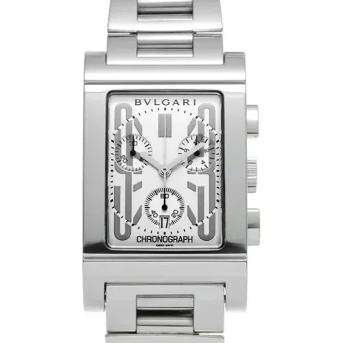 Pre-owned Stainless Steel watches , male, Sizes: ONE SIZE - Bvlgari Vintage - Modalova