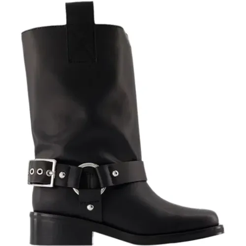 Leder boots Ganni - Ganni - Modalova